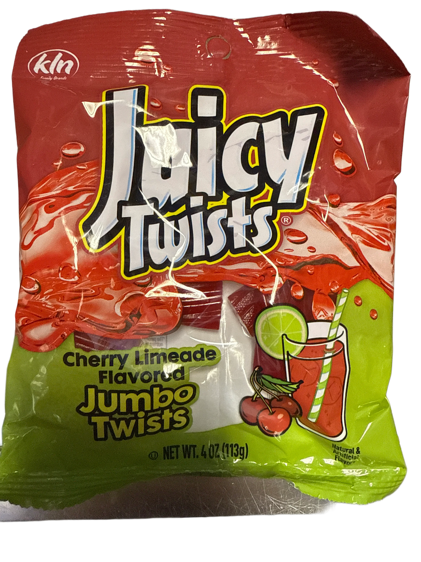Juicy Twists Cherry Limeade Flavour Candy 113G - U.S Edition