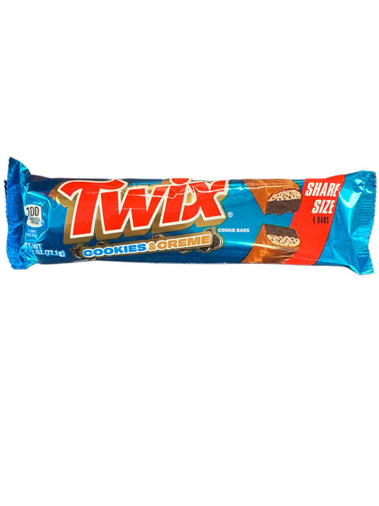 Twix Share Size Cookies And Cream 77.1G - U.S Edition