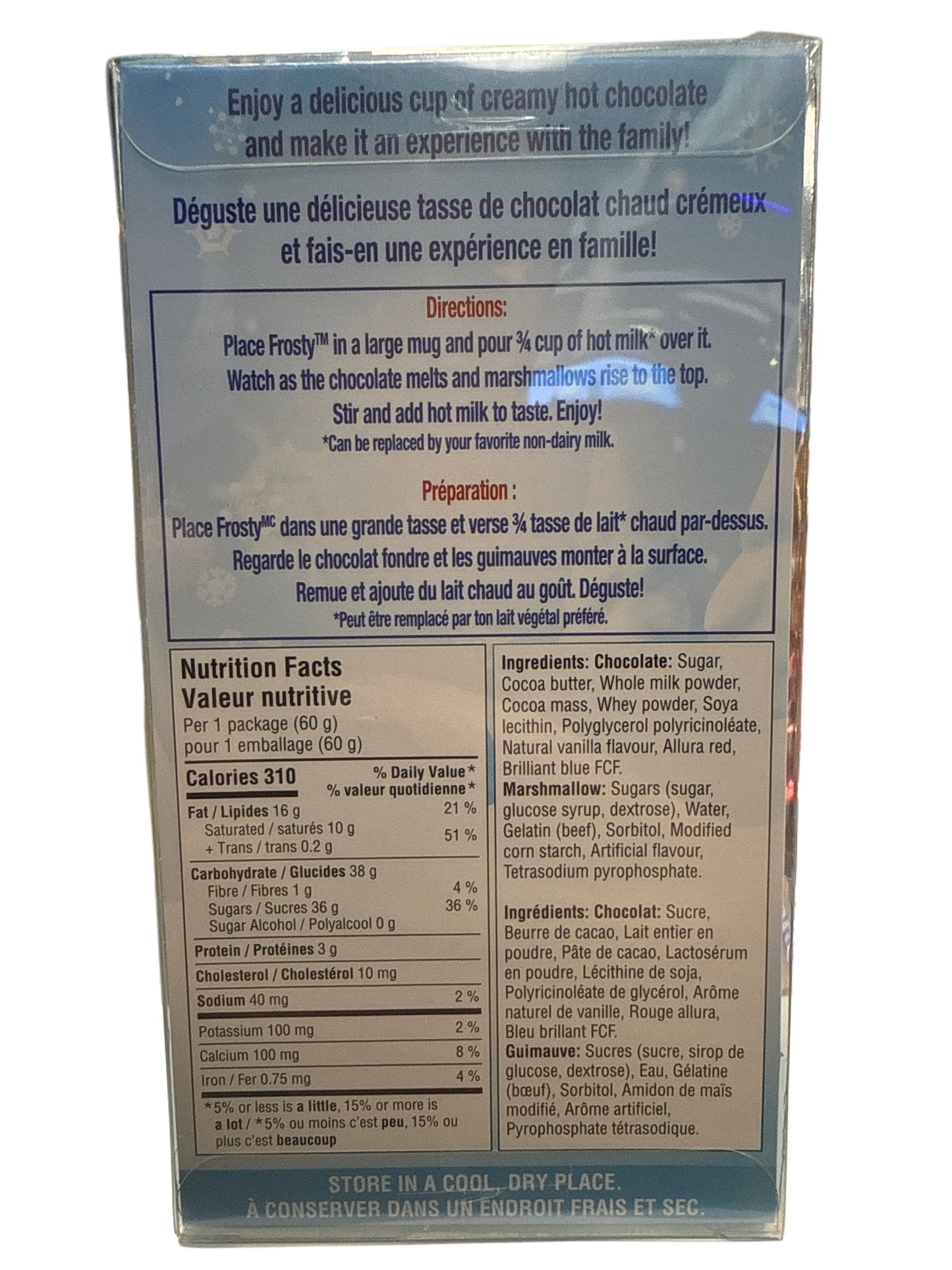 Regals Frosty der Schneemann Heiße Schokolade Bombe 60G - U.S. Ausgabe