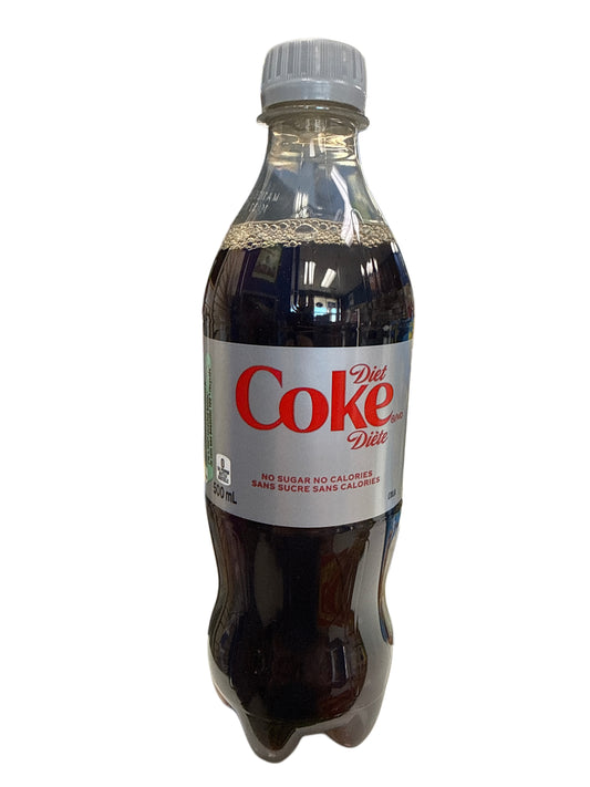 Diet Coke Bottle 591ML - Canadian Edition