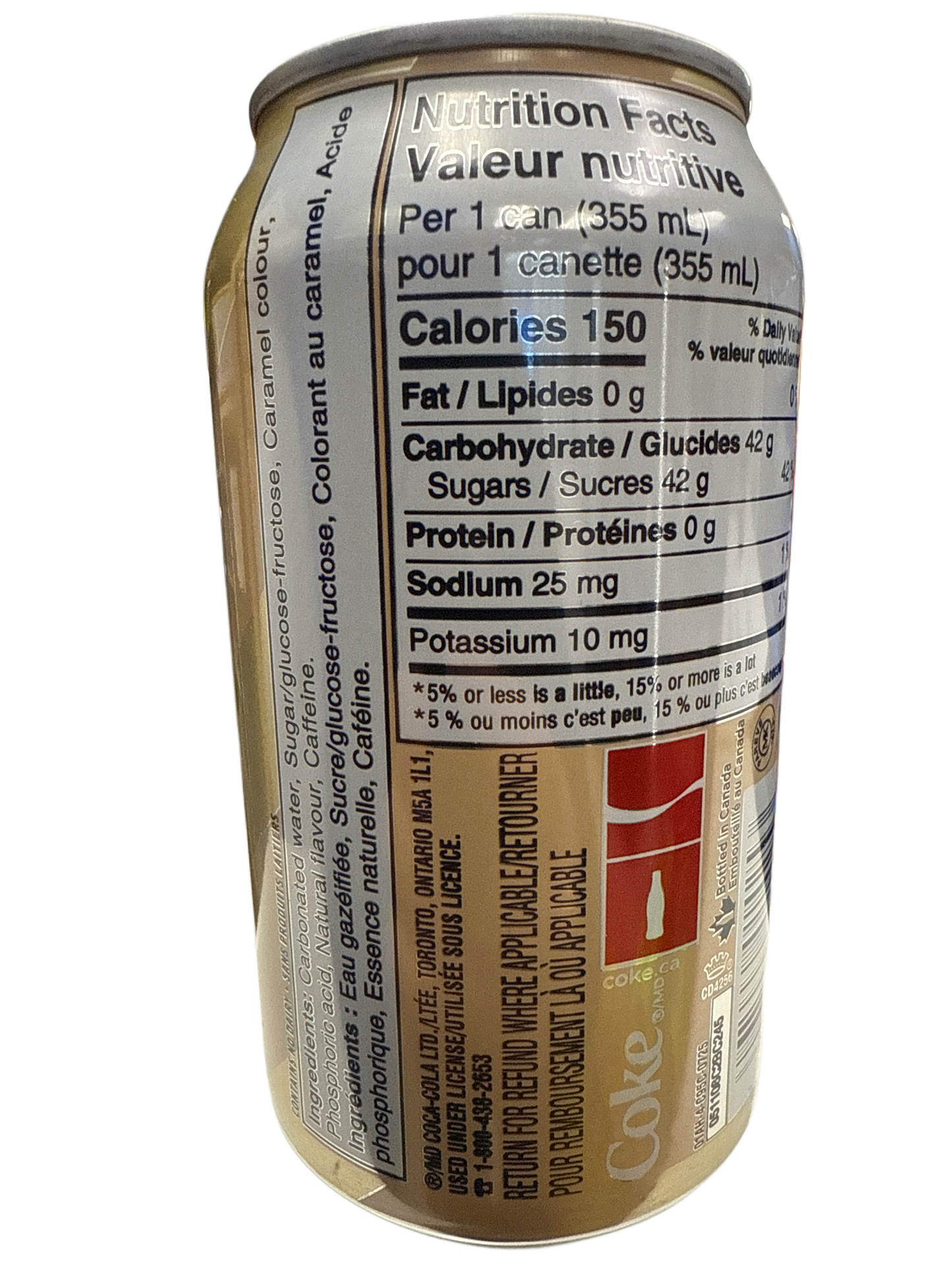 Coca Cola Feiertag Weihnachten Cremige Vanille Dose 355ML - Kanadische Ausgabe