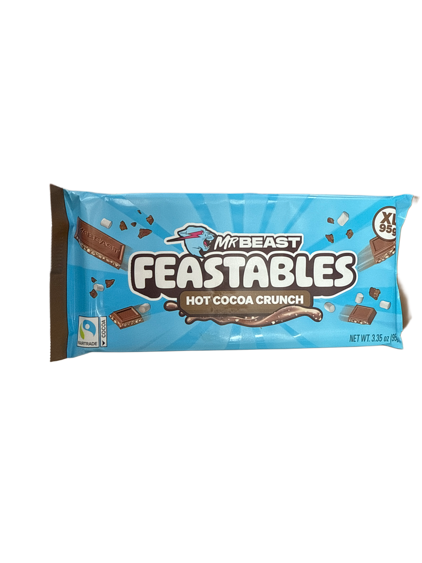 Mr Beast Feastables Édition Limitée Hot Cocoa Crunch XL 95G - Édition U.S