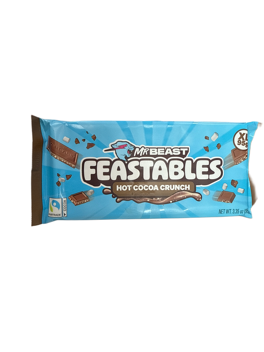 Mr Beast Feastables Édition Limitée Hot Cocoa Crunch XL 95G - Édition U.S
