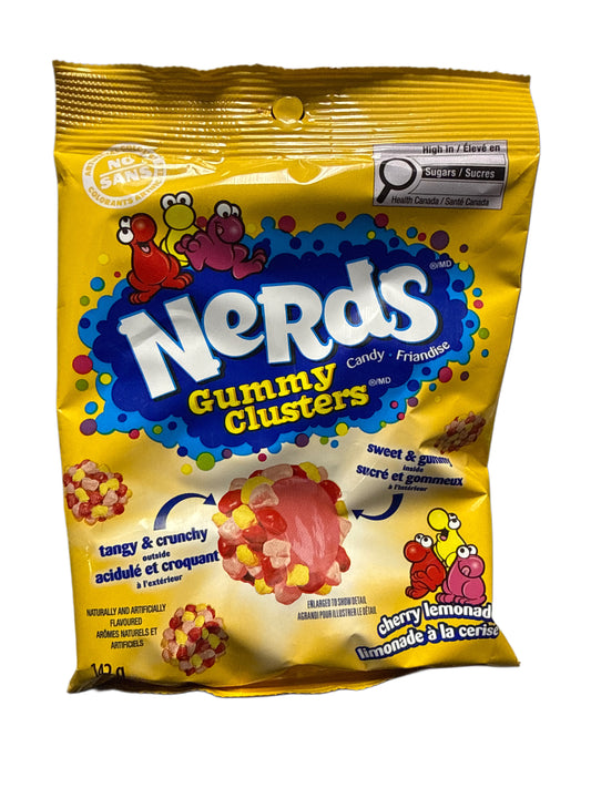Nerds Cherry Lemonade Gummy Clusters 142G - Canadian Edition