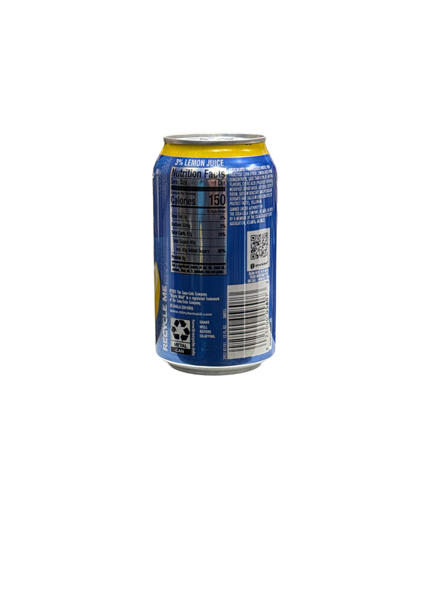 Minute Maid Lemonade Can 355ML - U.S Edition