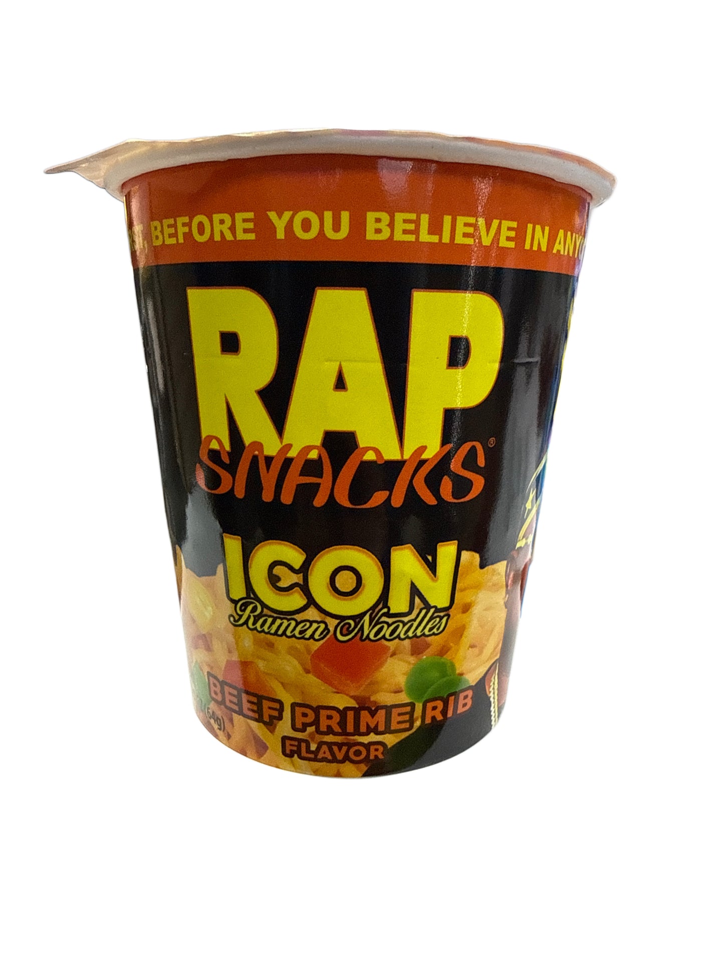 Rap Snacks E-40 Tăiței cu aromă de coaste de vită prime rib 64G - Ediția SUA