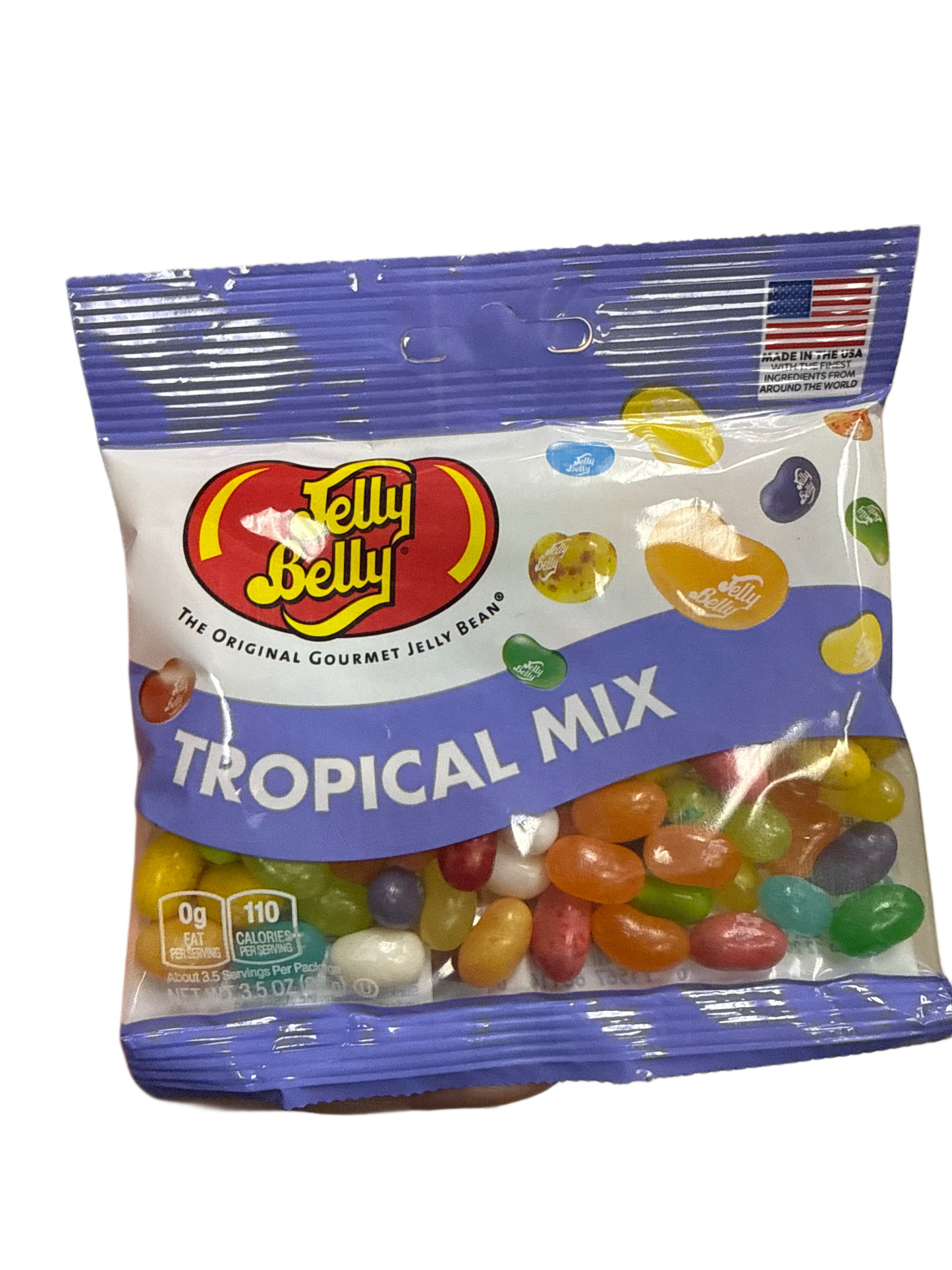 Jelly Belly Tropisk Blandning Gelébönor 99G - USA-utgåva