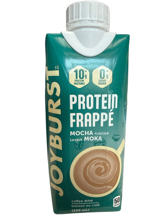 Joy Burst Mocha Frappe 10 Gram Protein Shake 325ML - Canadian Edition