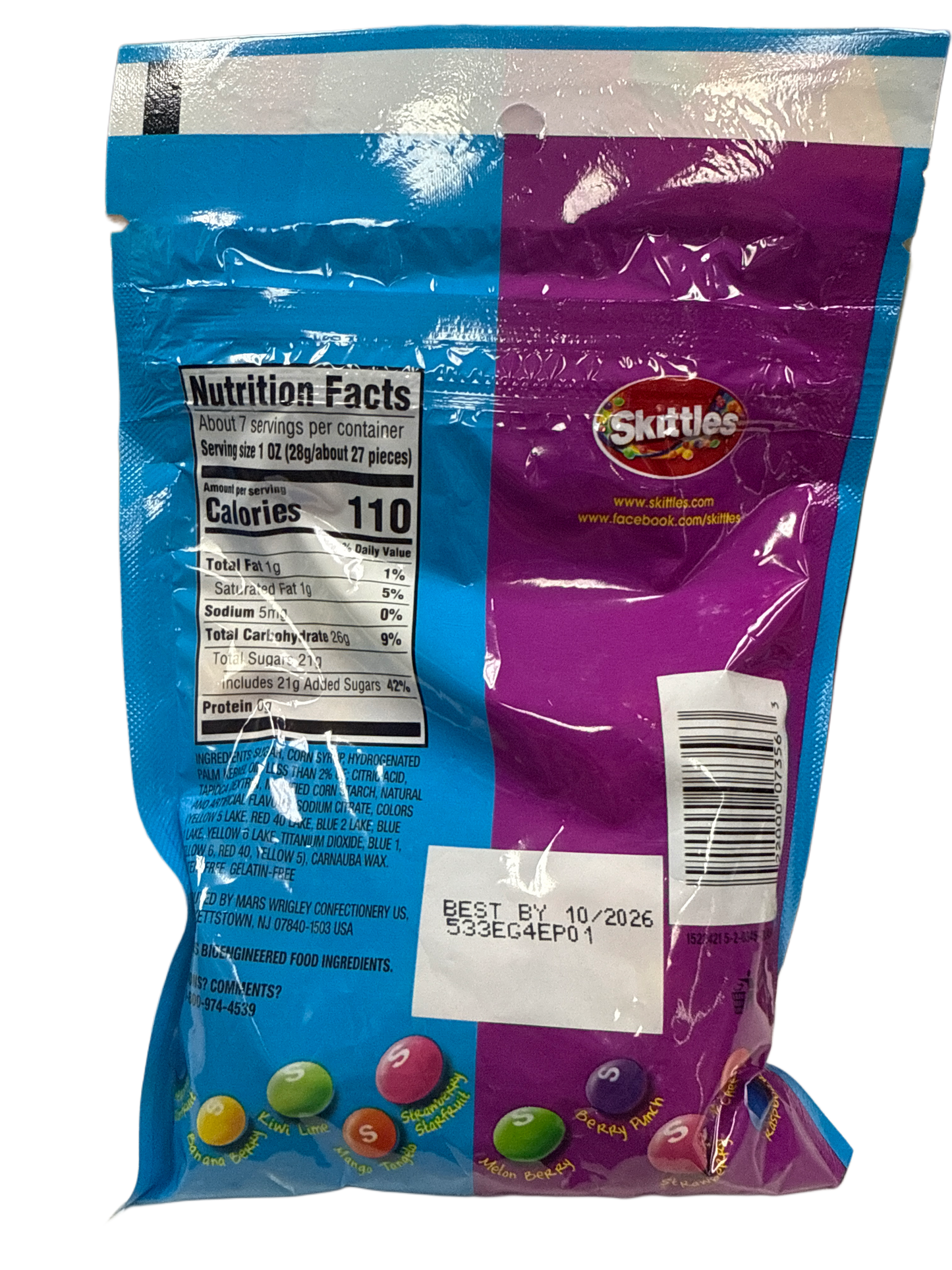 Skittles Dous Bayas Silvestres + Tropical 204.1G - Edición EE. UU.