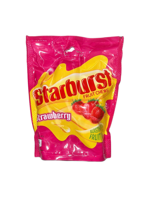 Starburst Strawberry Fruit Chews Bag 150G - Extreme Snacks