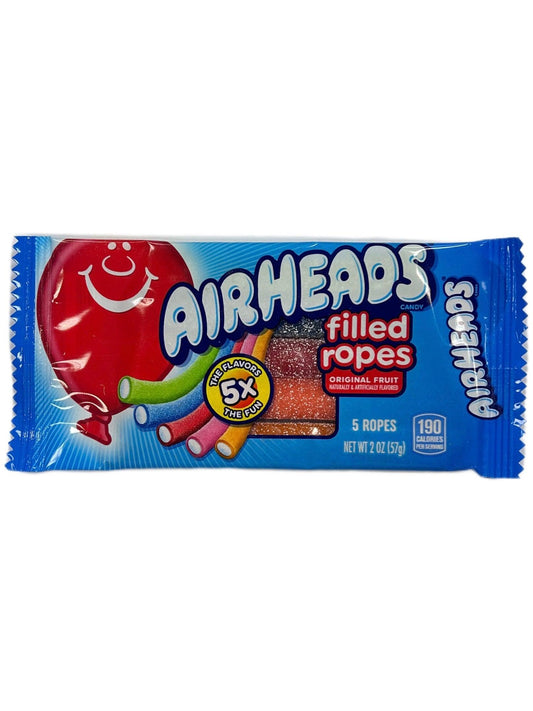 Airheads Candy - Original Fruit Filled Ropes - Extreme Snacks