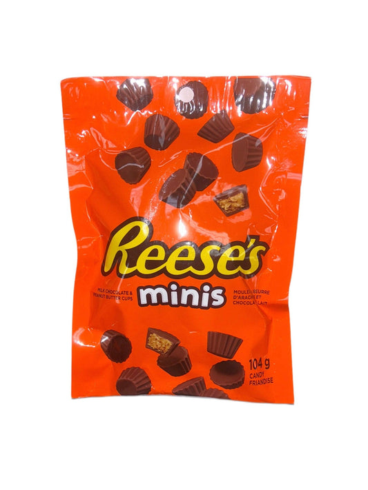 Reese's Minis Chocolate Bag - 104G - Extreme Snacks