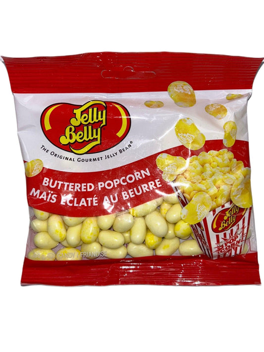 Jelly Belly Buttered Popcorn Candy Bag 100G - Extreme Snacks