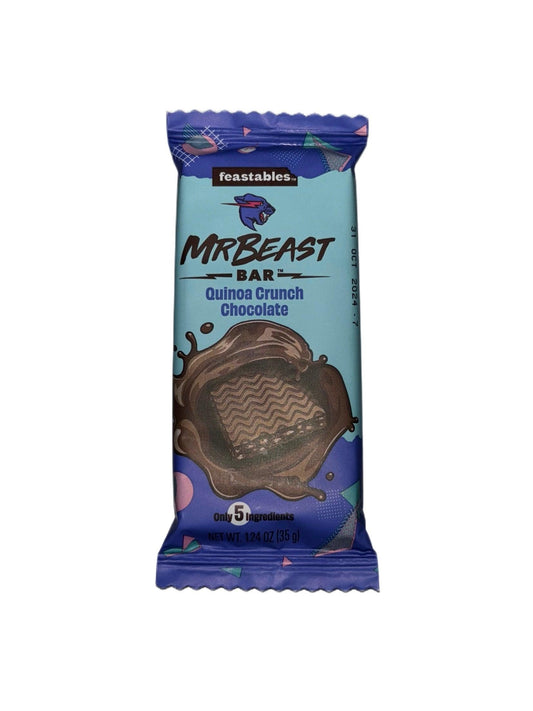 Mini Mr. Beast Quinoa Crunch Chocolate Bar - Extreme Snacks