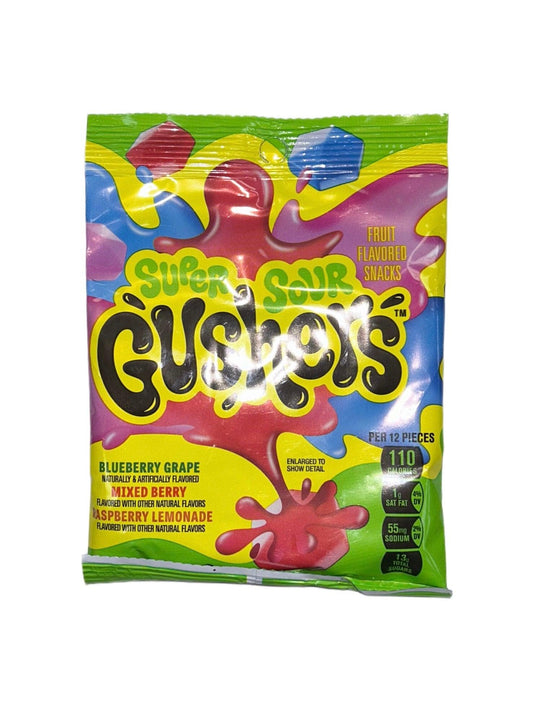 Fruit Gushers Super Sour Berry Bag - Extreme Snacks