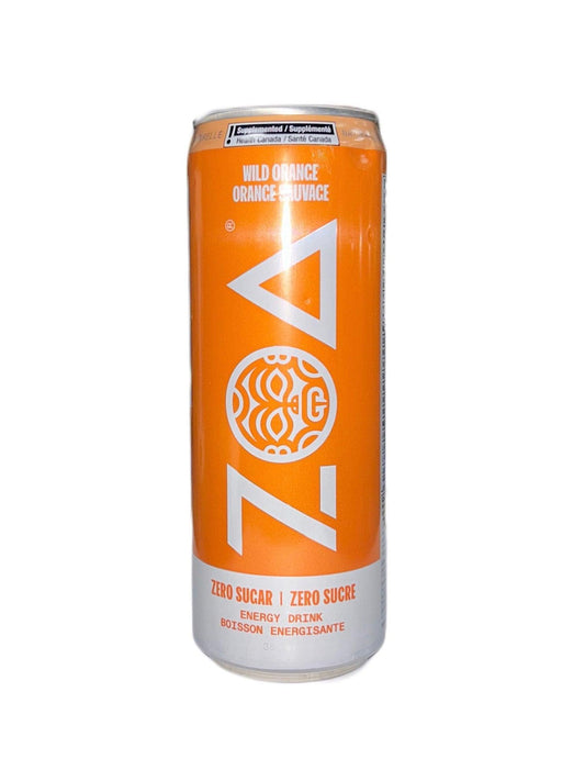 Dwayne "The Rock" Johnson ZOA Energy Drink Wild Orange - Extreme Snacks