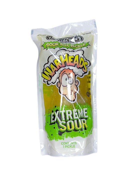 Van Holten's Sour Dill Pickle Warheads - Extreme Snacks