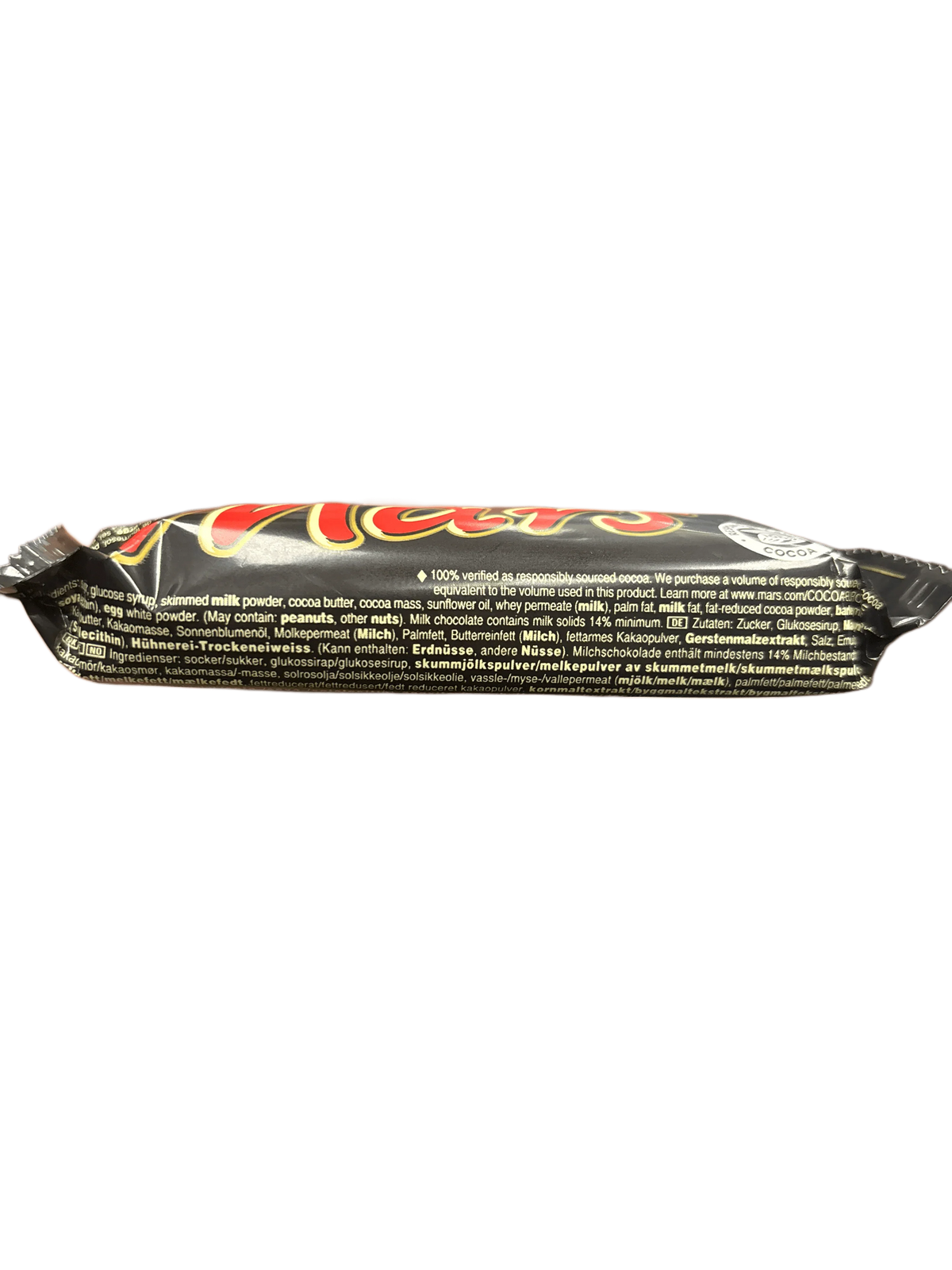 Mars Chocolate Rapper Mars Chocolate Bar 51G - Netherlands Edition