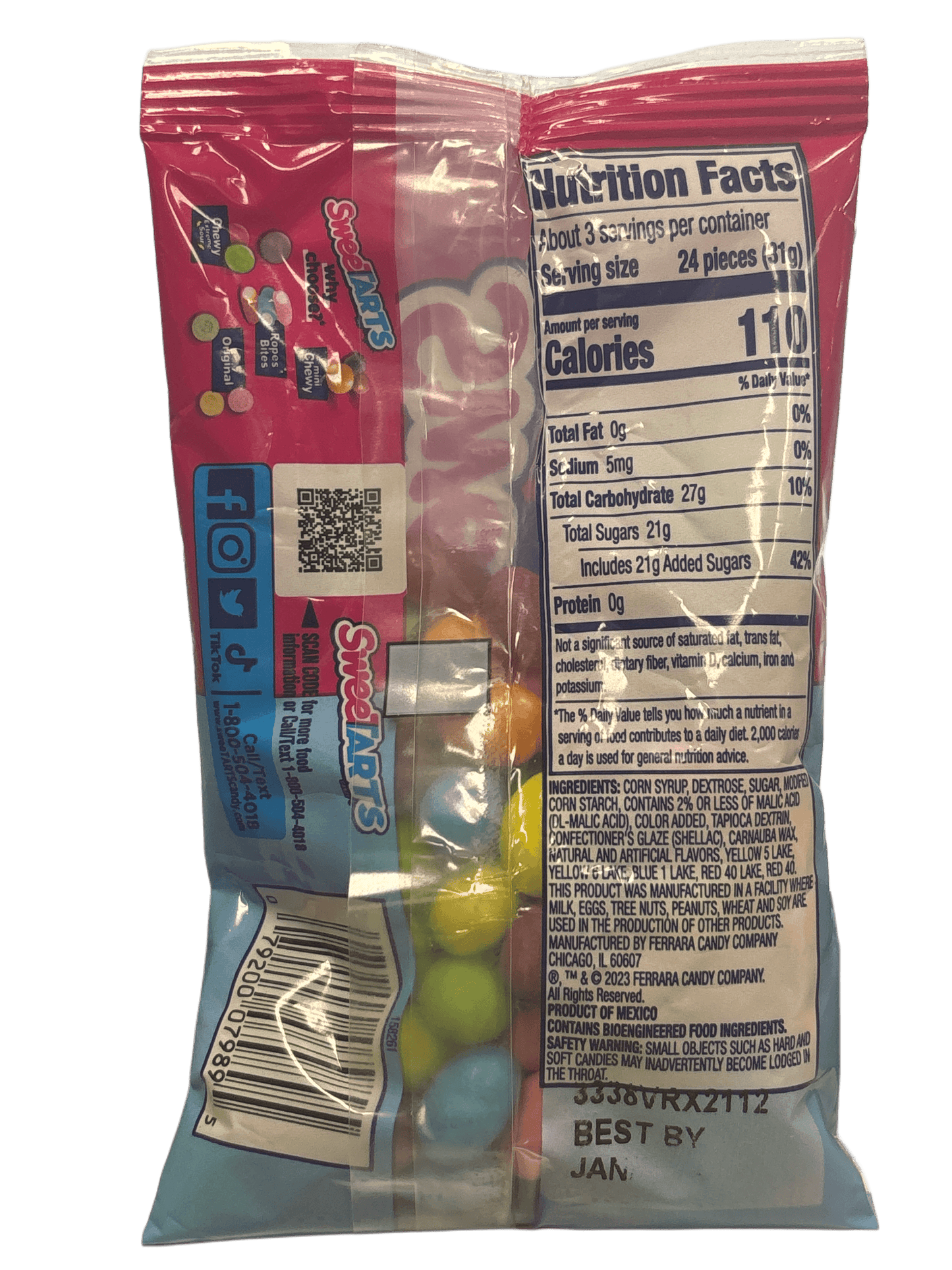 Sweet Tarts Jelly Beans Easter Share Pack 3.5OZ - Mexico Edition