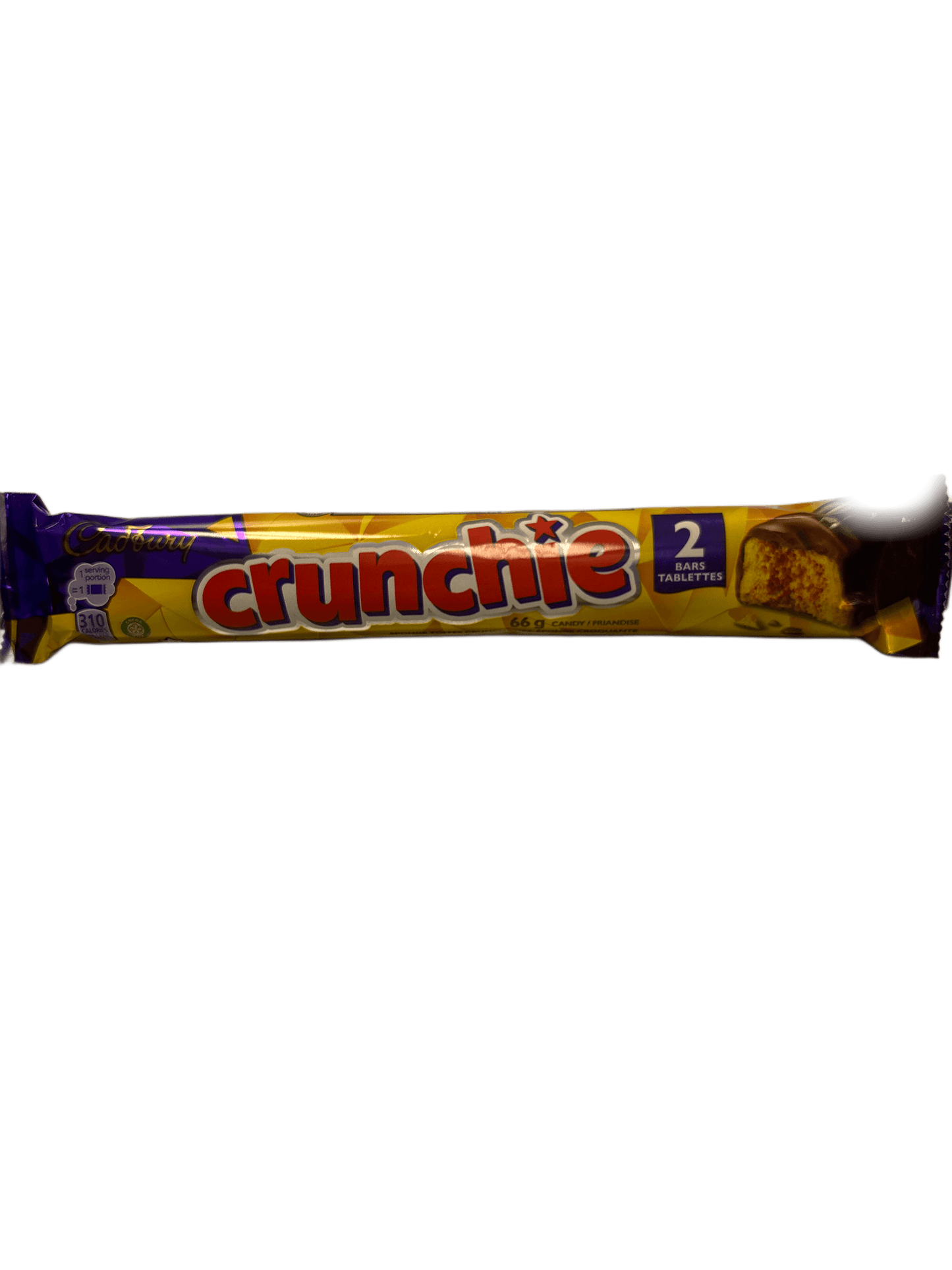 Crunchie King Size Chocolate Bar 66G - Canada Edition