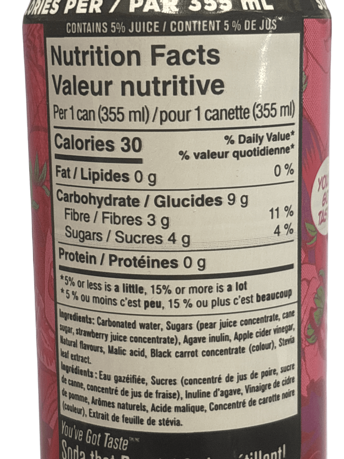 Pop Jones Strawberry Passionfruit Soda 355ML - Canada Edition