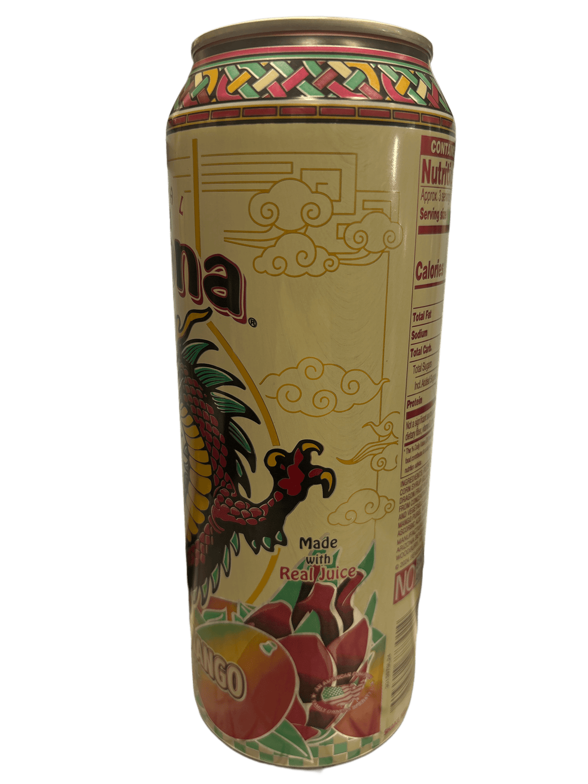Arizona Dragonfruit Mango Juice Drink 22OZ - Limited Edition - U.S Edi