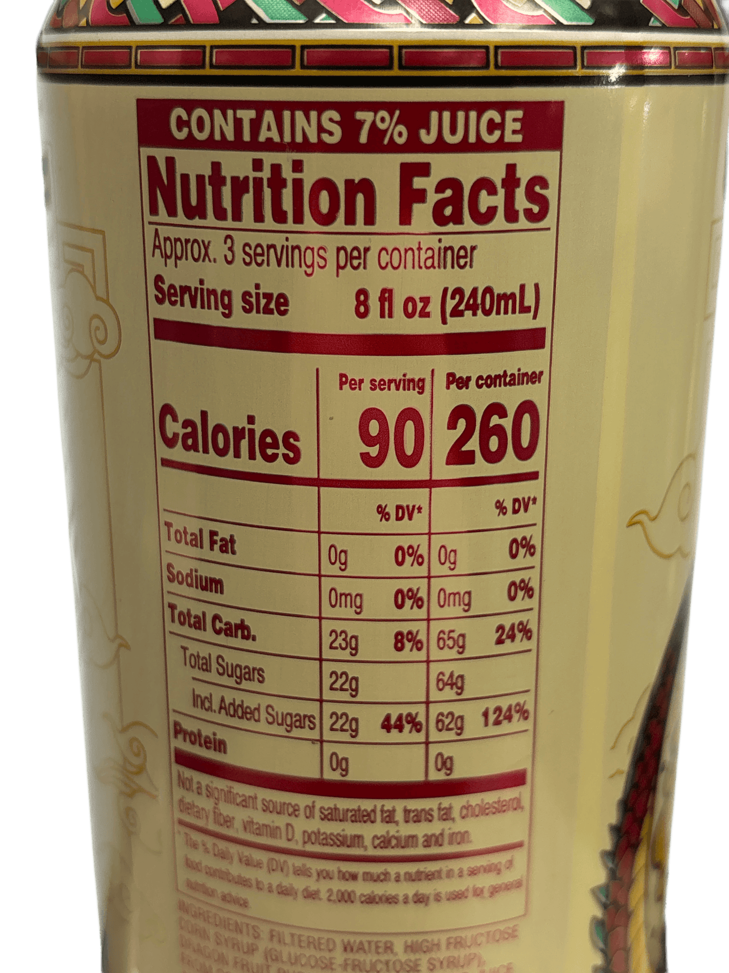 Arizona Dragonfruit Mango Juice Drink 22OZ - Limited Edition - U.S Edi