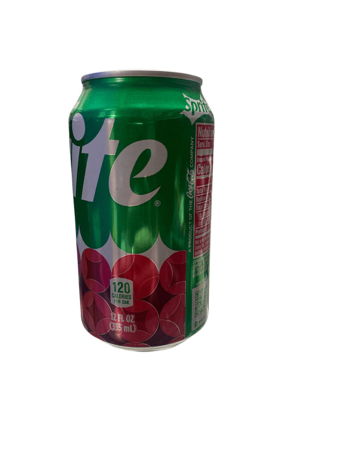 Sprite Snacks Limited Edition Sprite Winter Spiced Cranberry Can