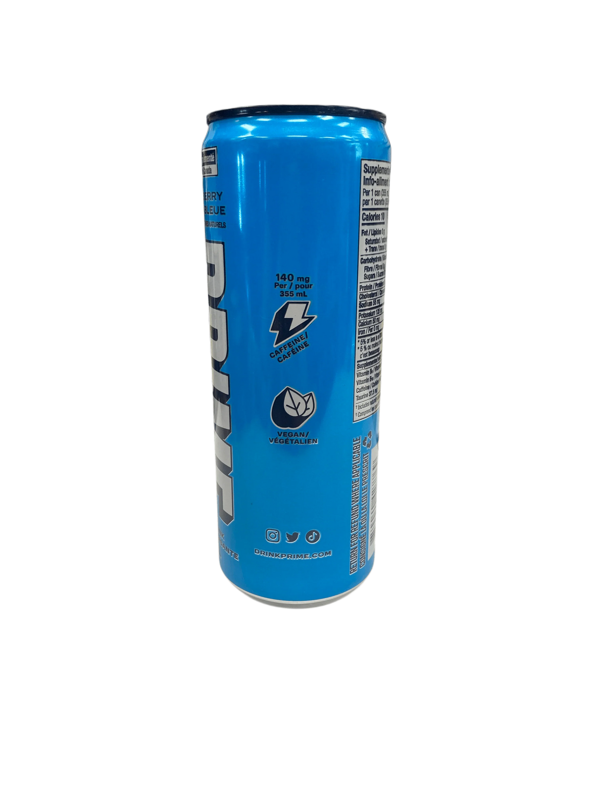 Prime Energy Blue Raspberry Price Prime Energy Drink Blue Raspberry 355ML - Canadian Edition