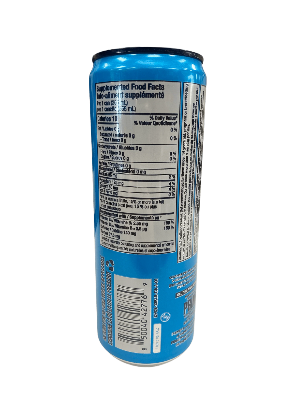 Prime Energy Blue Raspberry Price Prime Energy Drink Blue Raspberry 355ML - Canadian Edition