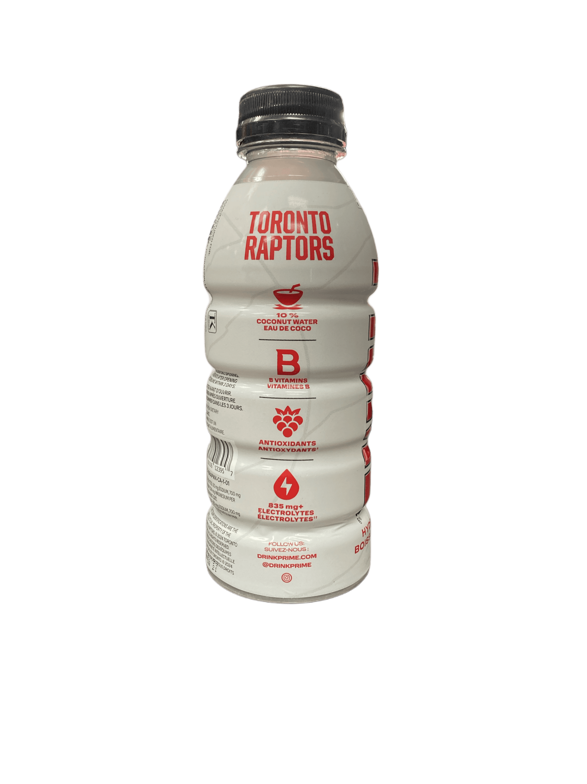 Prime Hydration NBA Toronto Raptors 2024 Drink - Canadian Edition