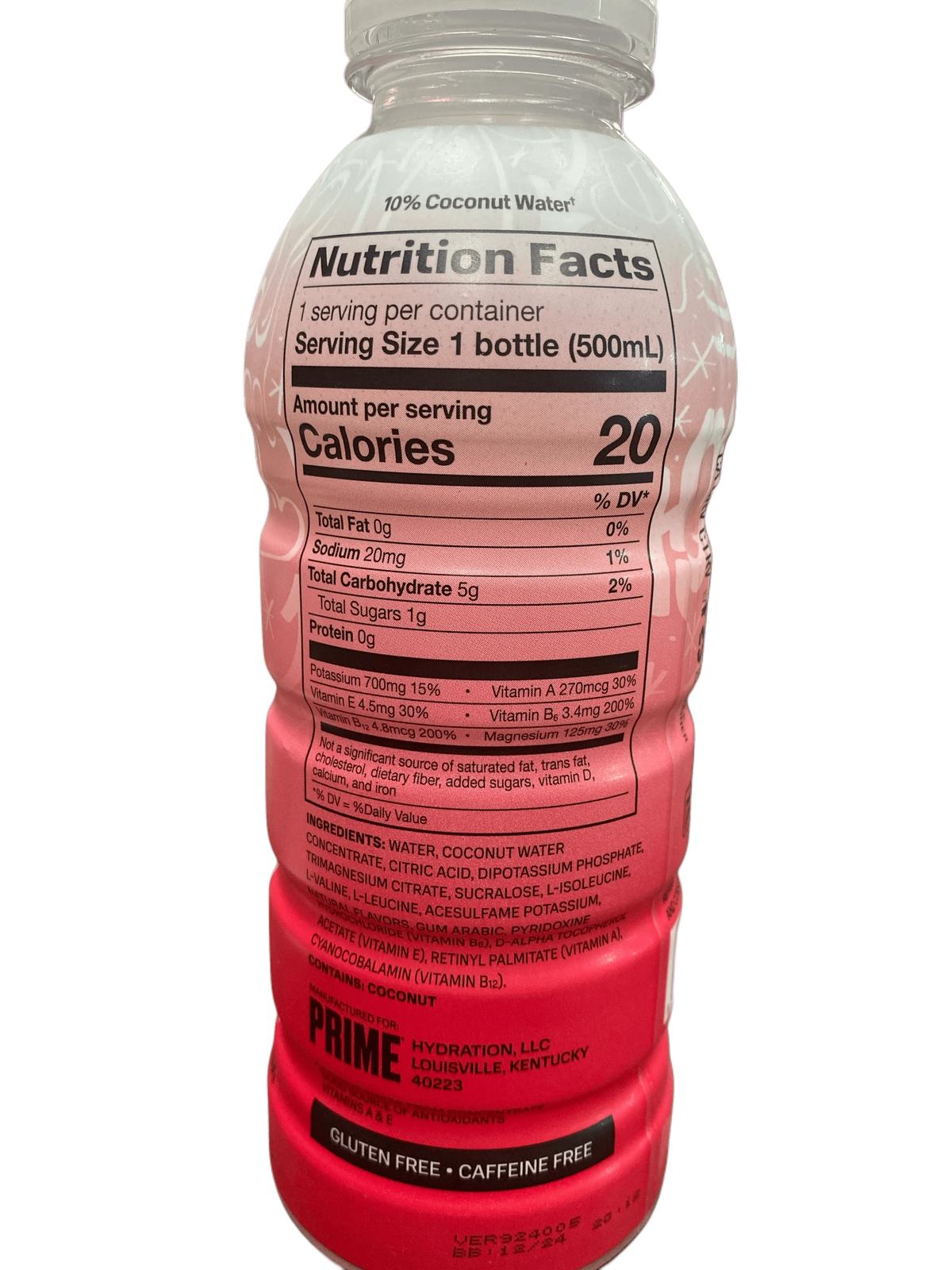 Prime Us Rarest Prime Hydration Cherry Freeze Ultra Rare Special Edition - U.S Edition