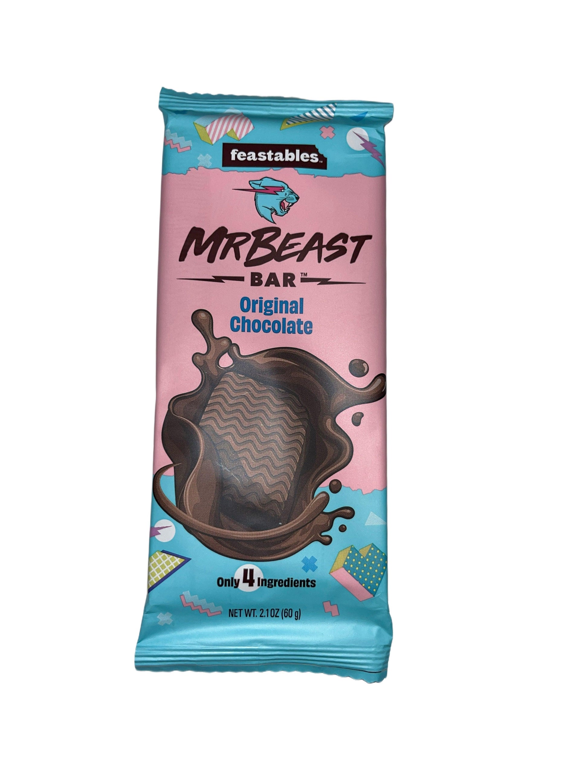 Mr. Beast Chocolate Bar - Original Chocolate - Extreme Snacks