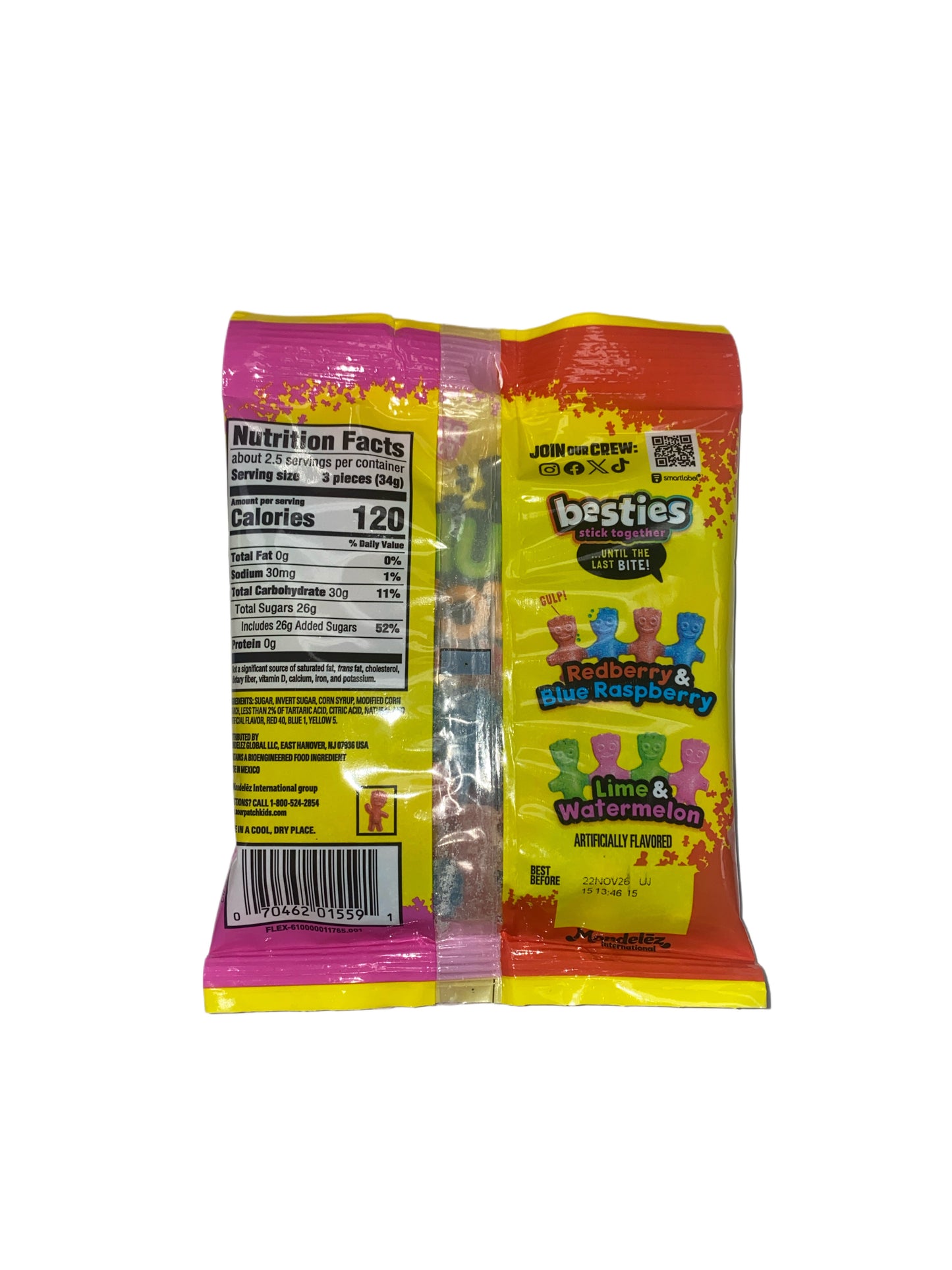 حلوى سور باتش كيدز بيستيز 90 جرام – إصدار المكسيك