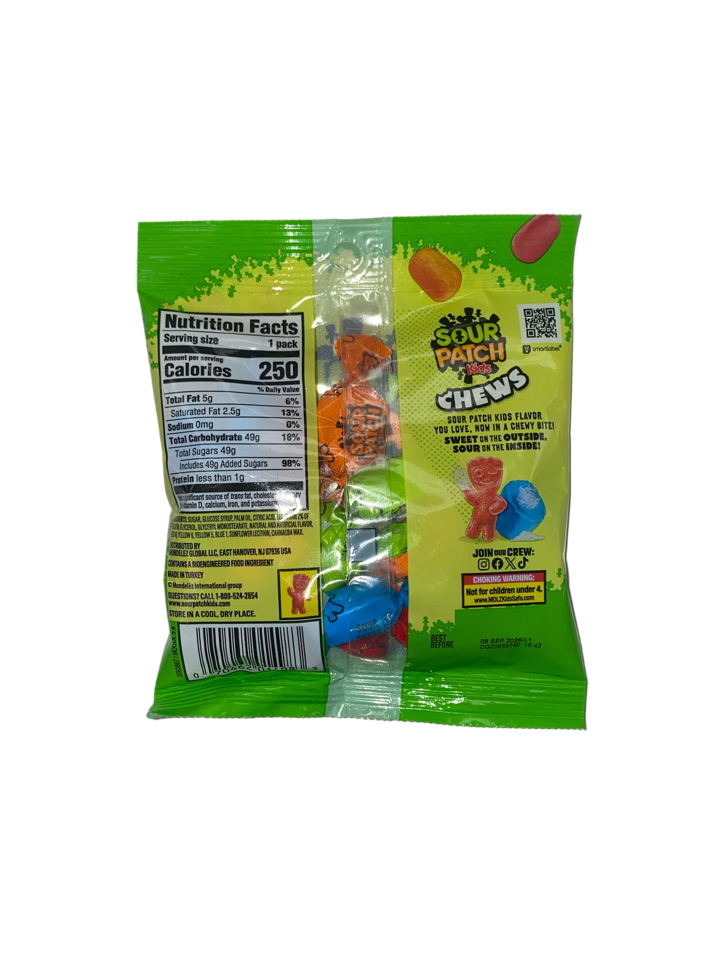 Caramelos Masticables Sour Patch Kids 60g – Edición Turquía