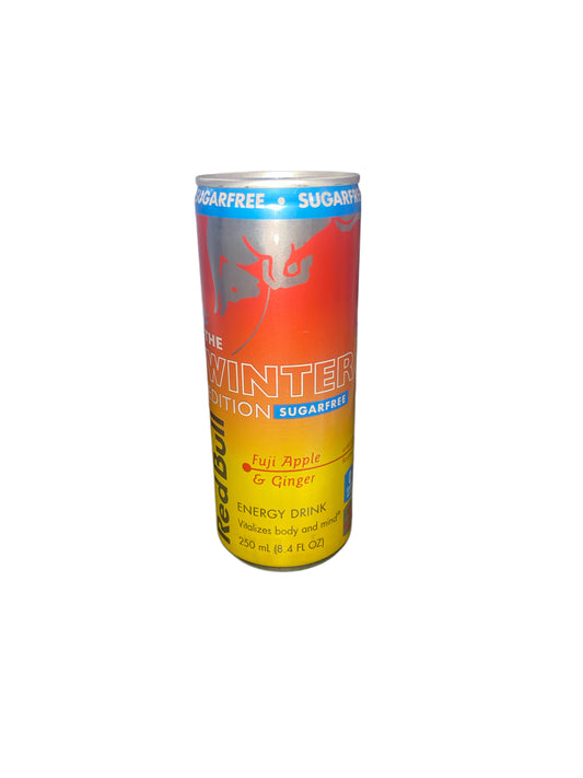 Red Bull Energía Sin Azúcar Manzana Fuji y Jengibre 250ml – Edición EE. UU.