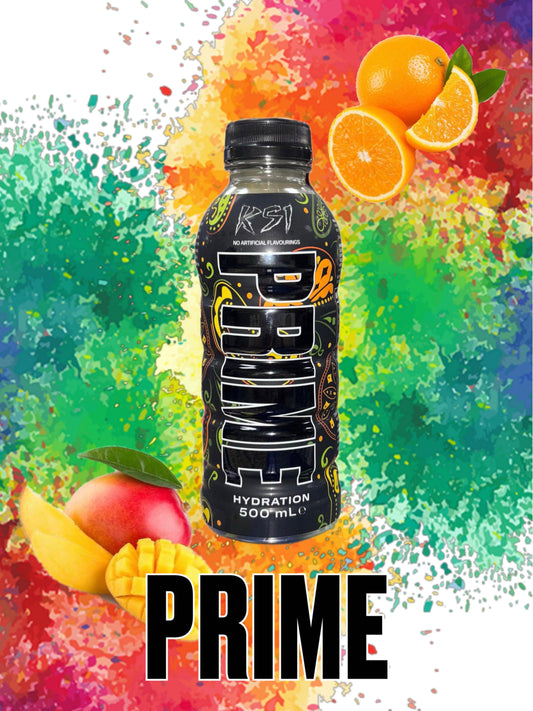 Prime Hydration x KSI Orange Mango - Limited Edition U.K - Extreme Snacks