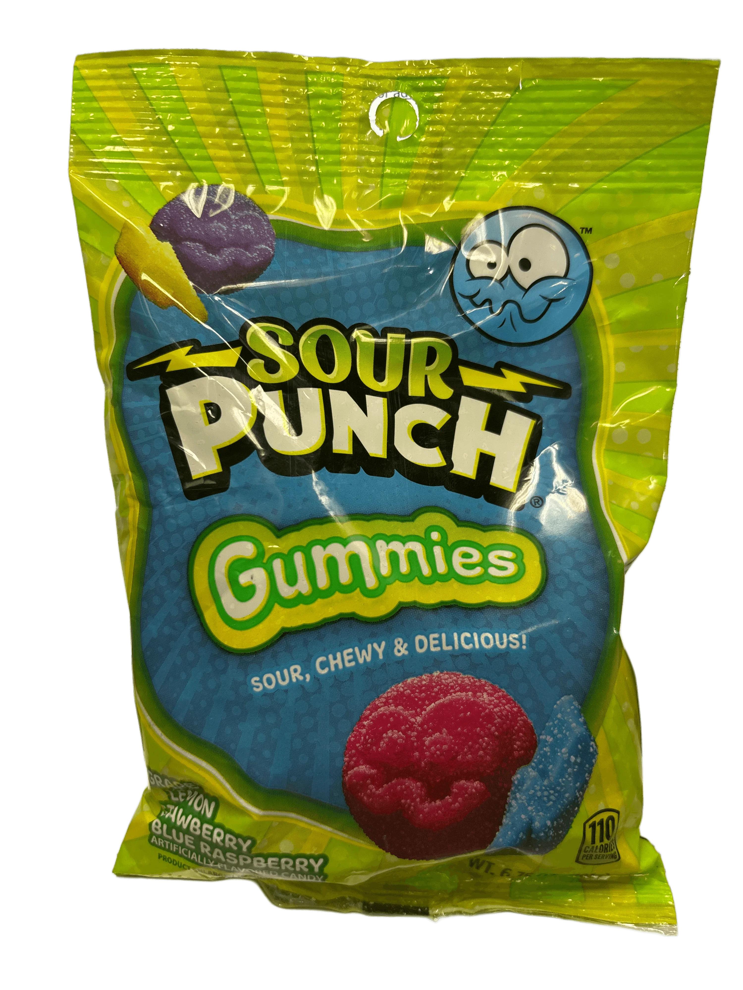 Sour Punch Gummies Candy Bag 6.75OZ