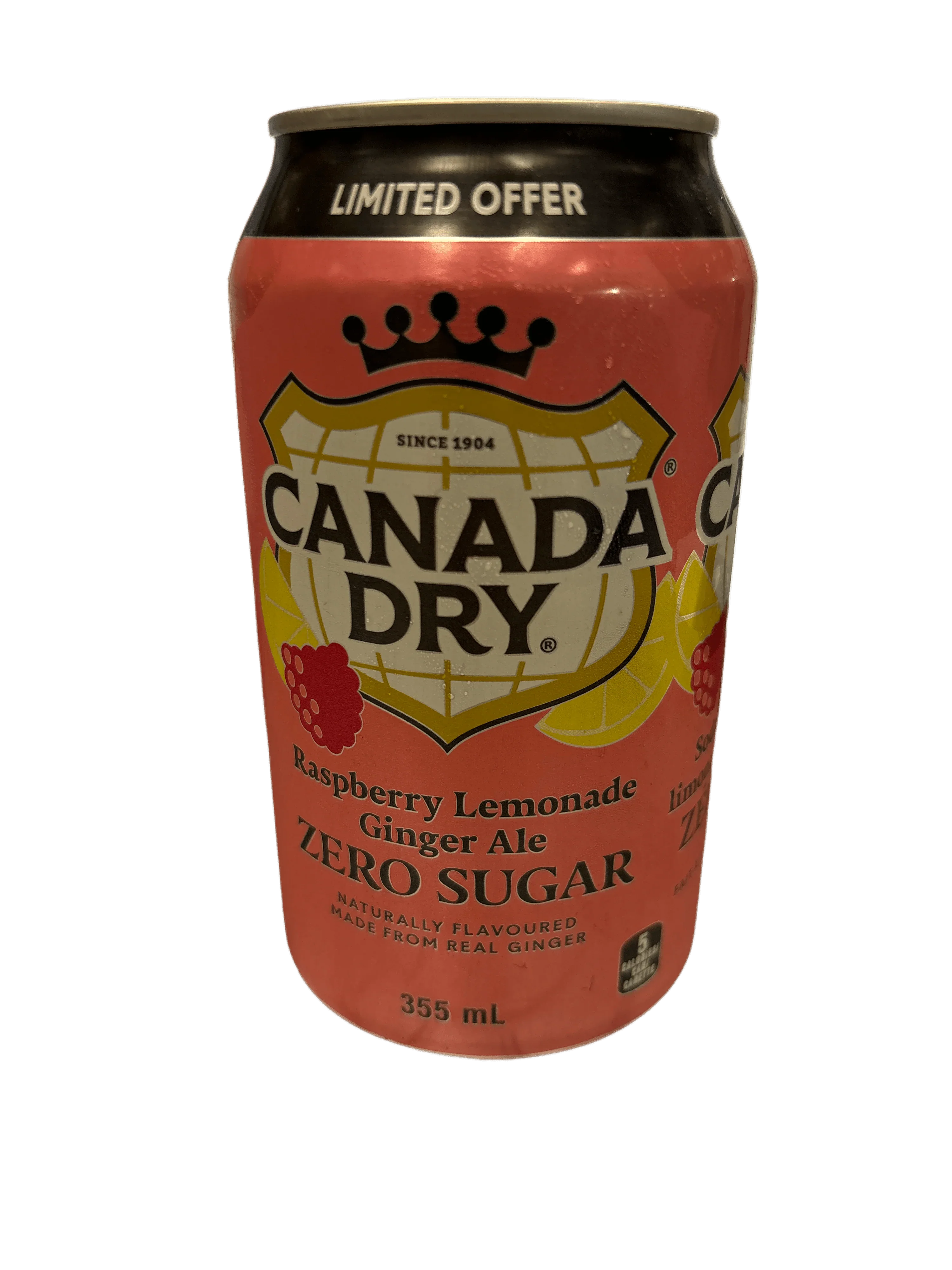Ginger Ale Raspberry Lemonade Canada Dry Zero Sugar Raspberry Lemonade Ginger Ale 355ML