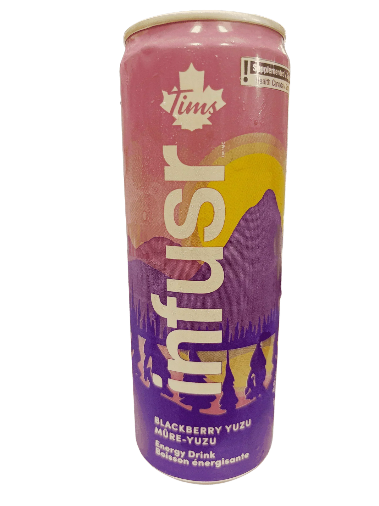 Tim Hortons INFUSR Blackberry Yuzu Energy Drink 355ML Canada Edition