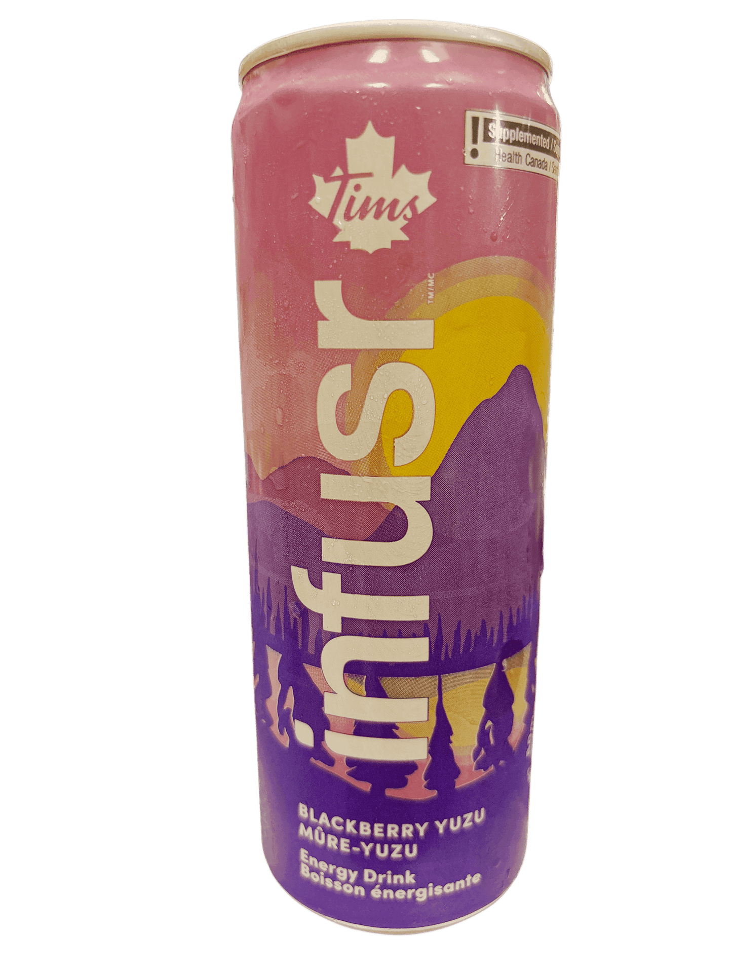 Tim Hortons INFUSR Blackberry Yuzu Energy Drink 355ML - Canada Edition