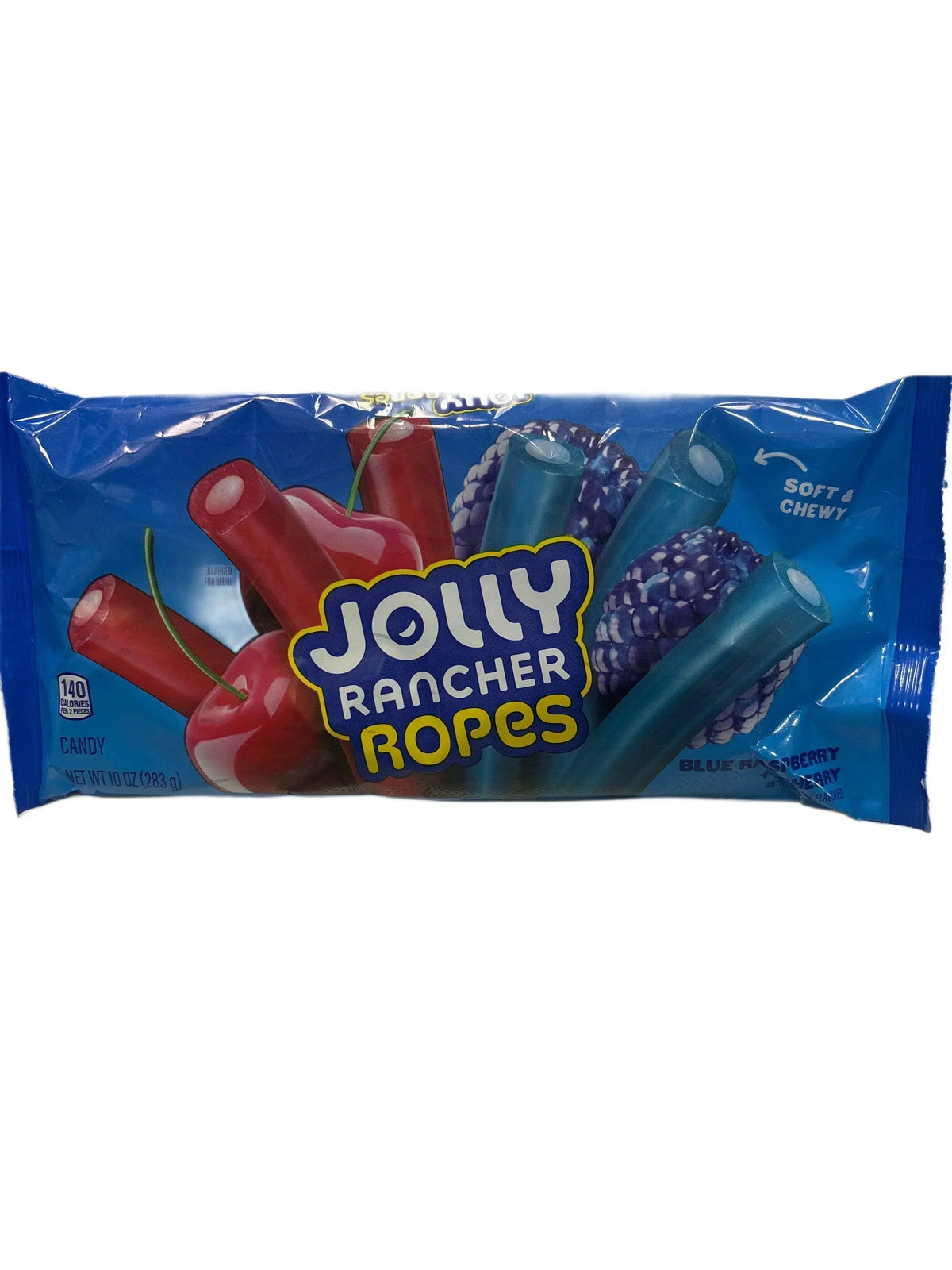 Jolly Rope Jolly Rancher Ropes Blue Raspberry & Cherry 10oz - U.S Edition