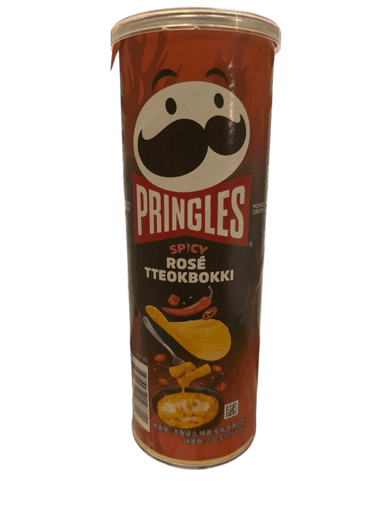 Pringles Spicy Rose Tteokbokki Chips 100G - Chinese Edition