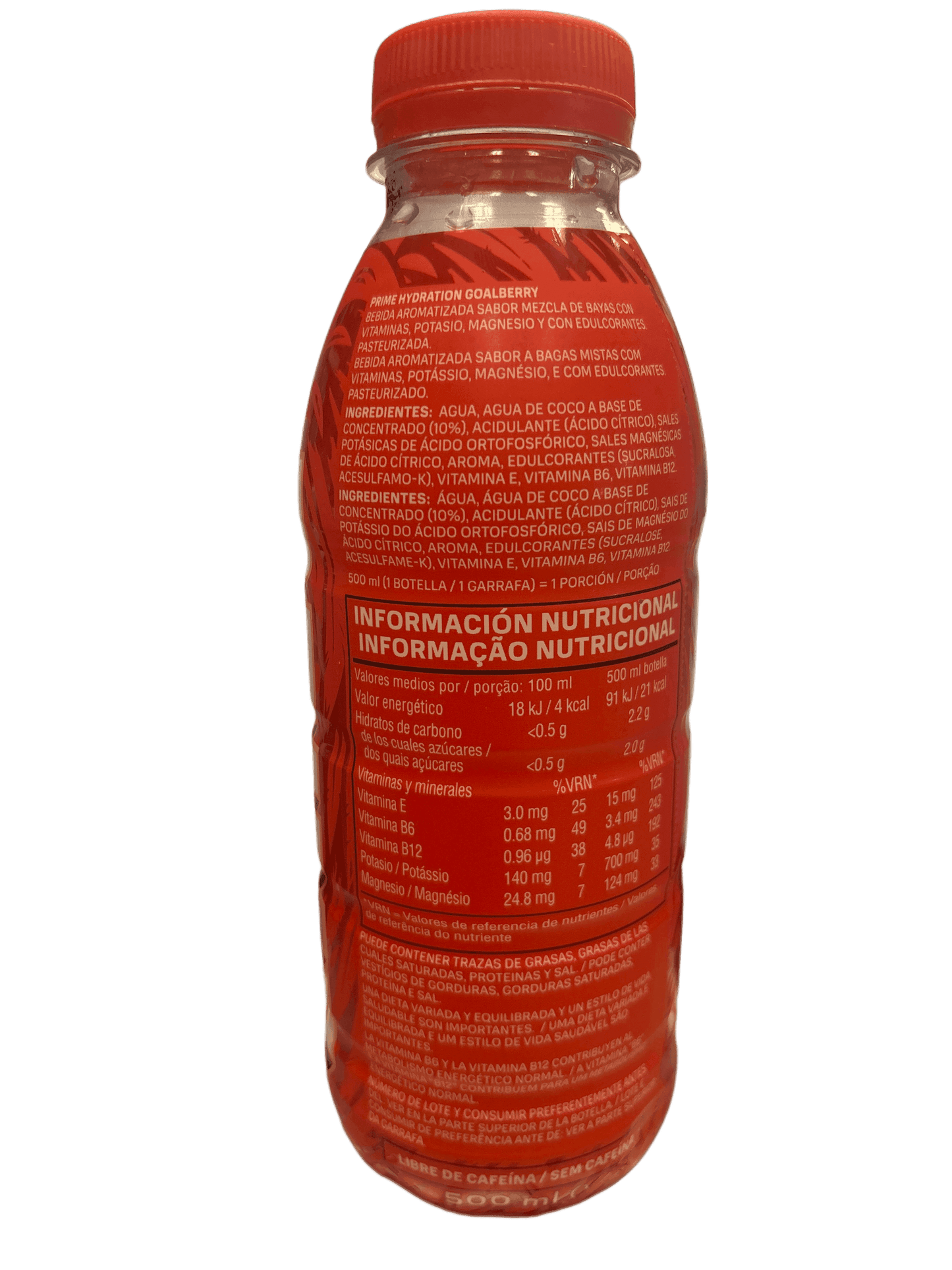 Prime Hydration S.L. Benfica Drink 500ML - Limited Edition