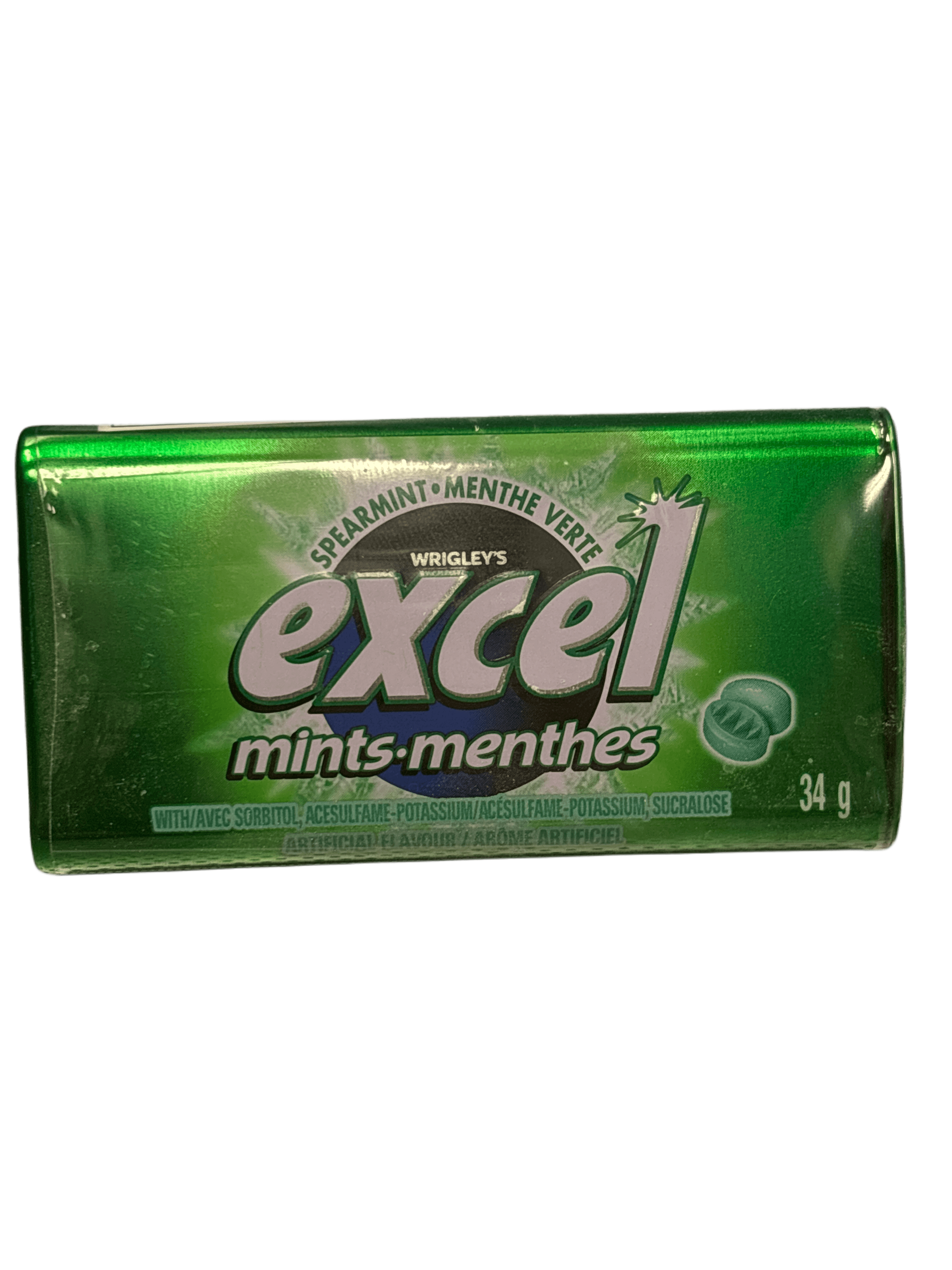Excel Spearmint Mints 34G | Treat Yourself!