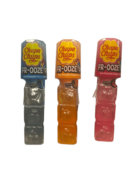 Chupa Fr-ooze Fruit Flavored Lollipop With Candy 26G