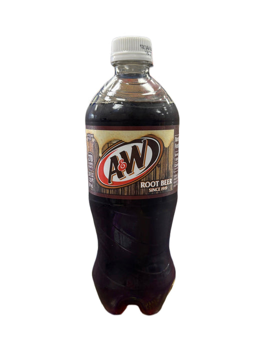 A&W Root Beer Bottle 591ML - Extreme Snacks