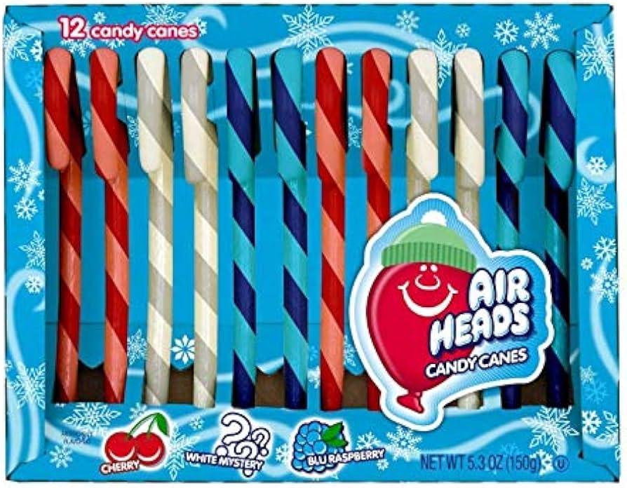 Airheads Christmas Candy Canes - 12 Count - Extreme Snacks
