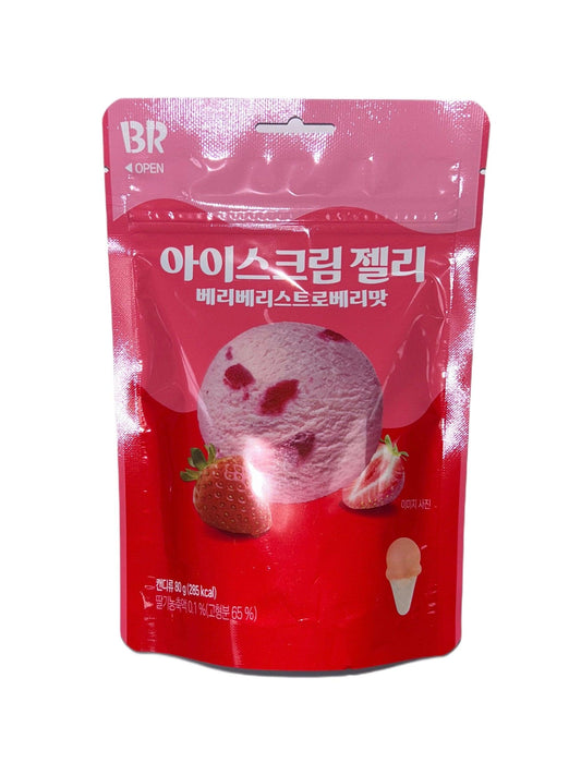 Baskin Robbin Very Berry Strawberry Jelly Candy 80G (Korea) - Extreme Snacks