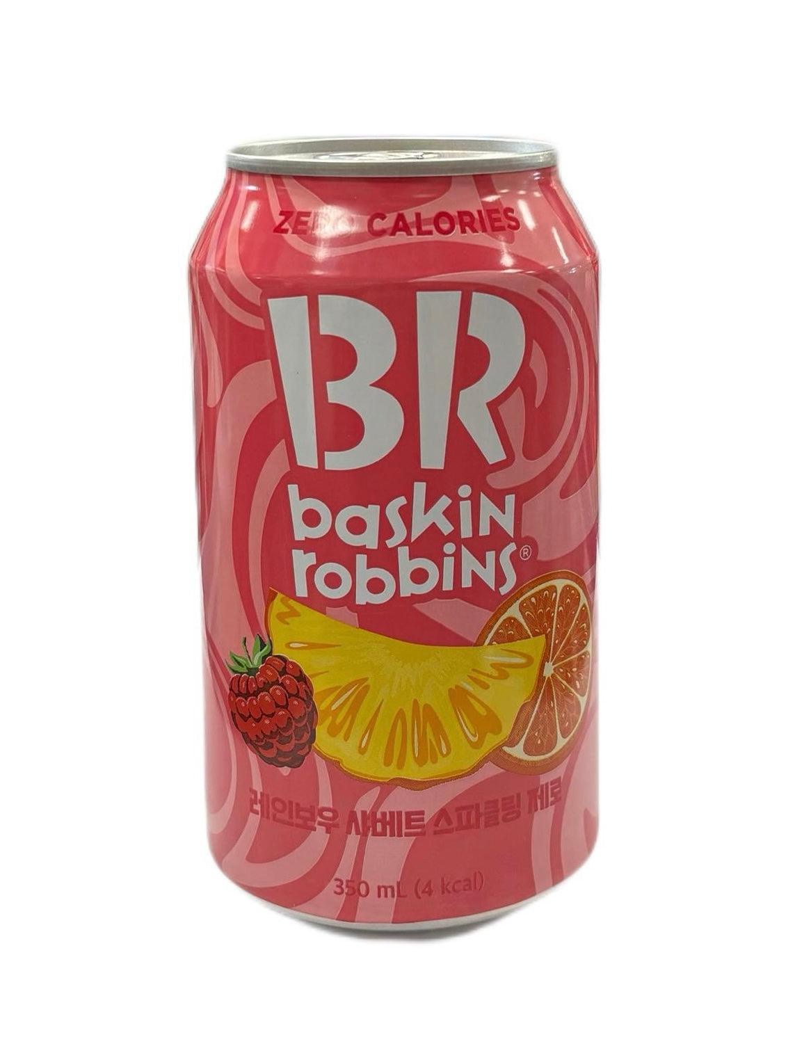 Baskin Robbins Rainbow Sherbet Sparkling Soda 350ML - Extreme Snacks